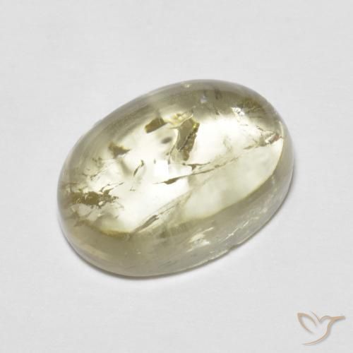 5.41ct Натуральный Палевый Турмалин, Овал, Прозрачный