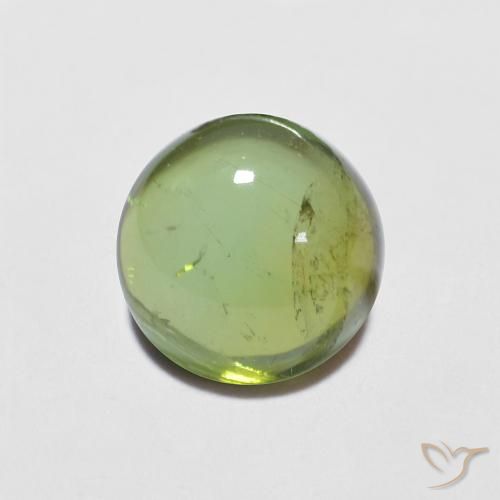 1.57ct Натуральный Темно-зеленый Турмалин, Круглый, Прозрачный