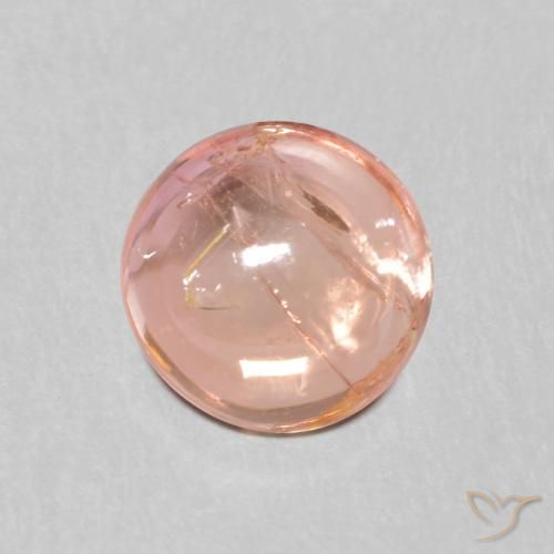 1.14ct Натуральный Индийский Красный Турмалин, Круглый, Прозрачный