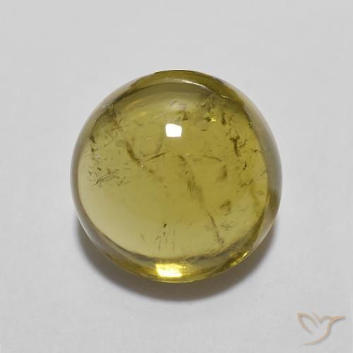 1.83ct Натуральный Золотой Турмалин, Круглый, Прозрачный