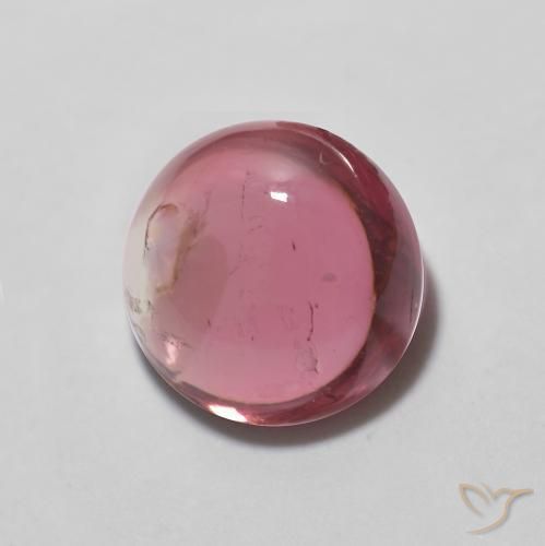 1.45ct Натуральный Темно-розовый Турмалин, Круглый, Прозрачный