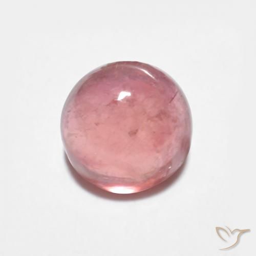 0.93ct Натуральный Жевательная резинка розовый Турмалин, Круглый, Прозрачный