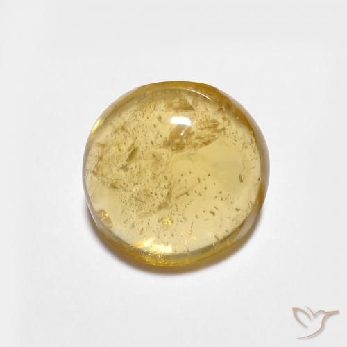 1.44ct Натуральный Среднее золото Турмалин, Круглый, Прозрачный