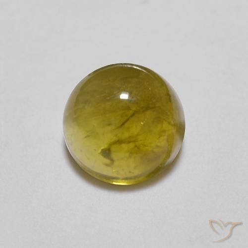 0.90ct Натуральный Земляное золото Турмалин, Круглый, Прозрачный