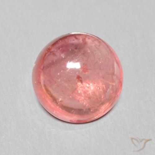 1.66ct Натуральный Темно-розовый Турмалин, Круглый, Прозрачный