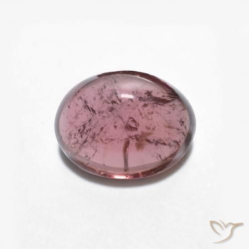 1.57ct Натуральный Темно-пурпурный Турмалин, Овал, Прозрачный