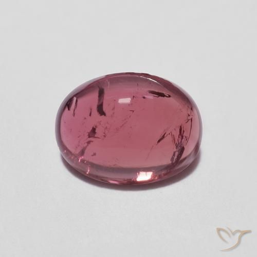 1.25ct Натуральный Ягодный фиолетовый Турмалин, Овал, Прозрачный