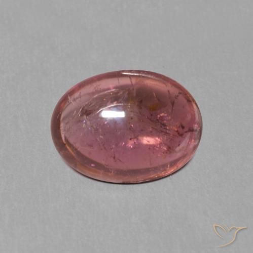 1.23ct Натуральный Средний красный Турмалин, Овал, Прозрачный