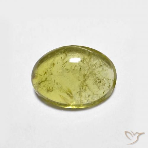 1.53ct Натуральный Светло-зеленый Турмалин, Овал, Прозрачный