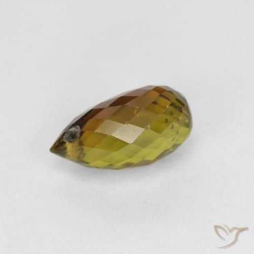0.80ct Натуральный Теплый коричневый Турмалин, Бриолет, VS-SI