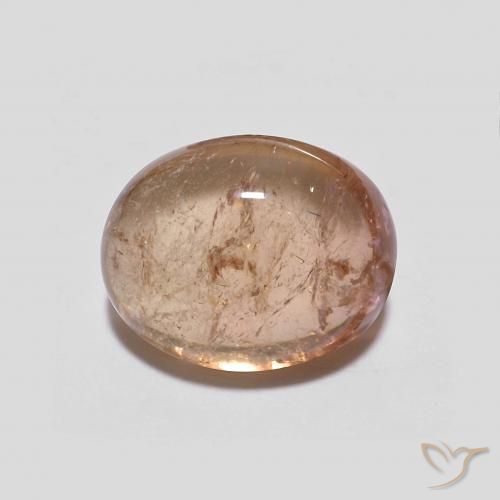 2.70ct Натуральный Light Grapefruit Pink Турмалин, Овал, Прозрачный