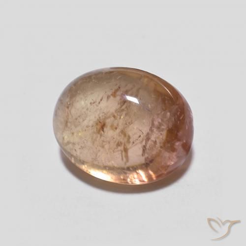 2.70 карата, натуральный Light Grapefruit Pink Турмалин, Овал, Прозрачный