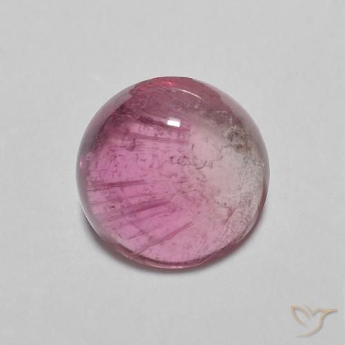 1.15ct Натуральный Средний розовый Турмалин, Круглый, Прозрачный