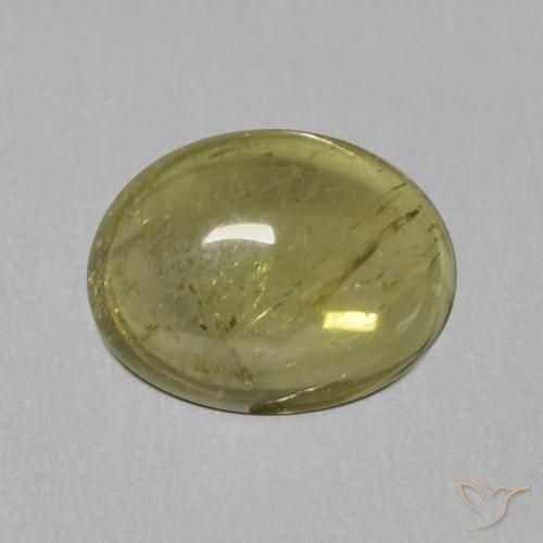1.22ct Натуральный Средний зеленый Турмалин, Овал, Прозрачный