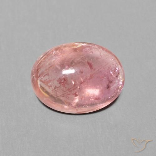 1.63ct Натуральный Средний розовый Турмалин, Овал, Прозрачный