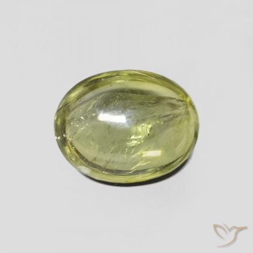 2.08ct Натуральный Теплый землисто-зеленый Турмалин, Овал, Прозрачный