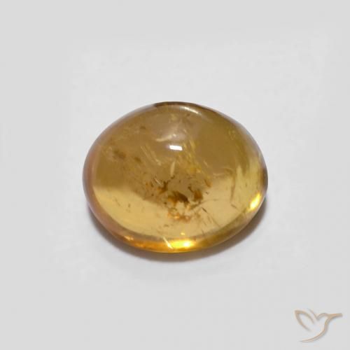 0.78ct Натуральный Золотой Турмалин, Овал, Прозрачный