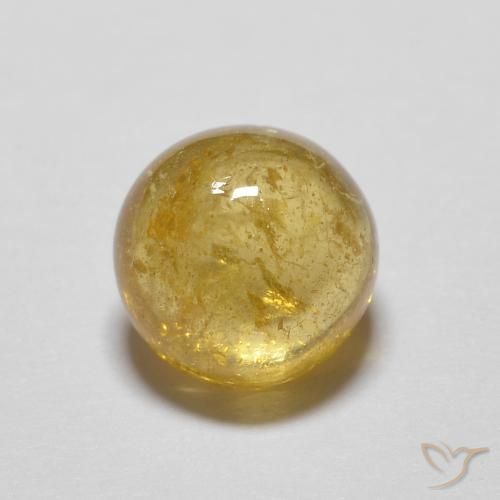 1.72ct Натуральный Медовый желтый Турмалин, Круглый, Прозрачный