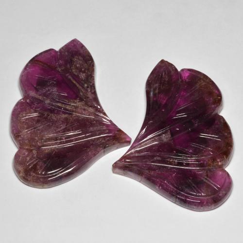 97.36 карата, натуральный Medium Dark-Purple Турмалин, причудливая, Полупрозрачный