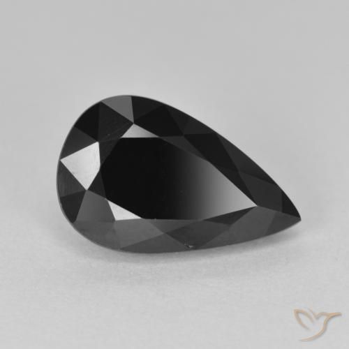 4.74ct Натуральный Шерл Турмалин, Форма груши, Непрозрачный