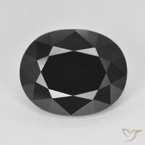 10.38ct Натуральный Шерл Турмалин, Овал, Непрозрачный