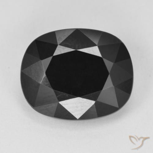 4.97ct Натуральный Шерл Турмалин, Подушка, Непрозрачный