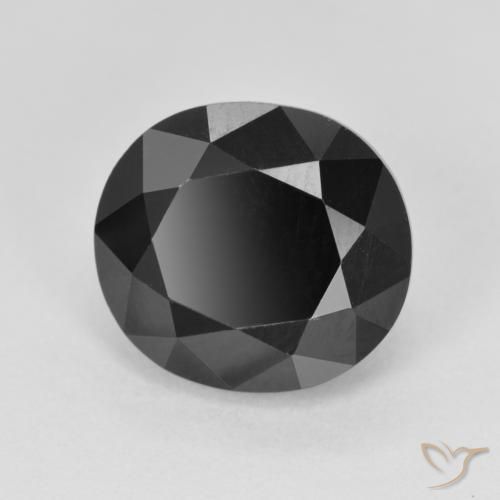 5.50ct Натуральный Шерл Турмалин, Овал, Непрозрачный