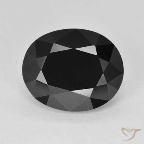 9.31ct Натуральный Шерл Турмалин, Овал, Непрозрачный
