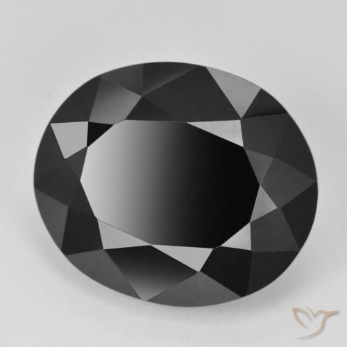 18.79ct Натуральный Шерл Турмалин, Овал, Непрозрачный
