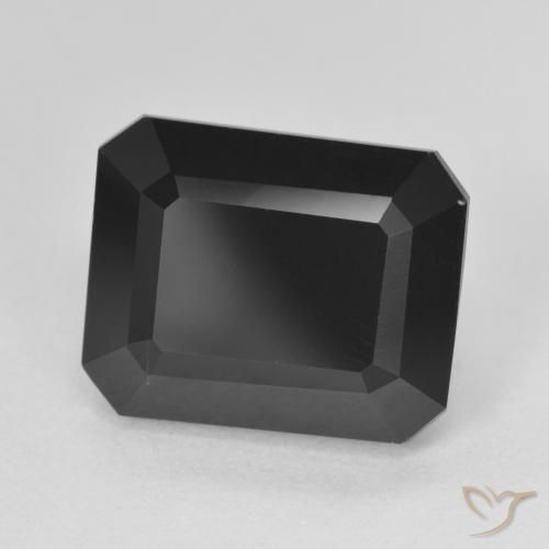 9.00ct Натуральный Шерл Турмалин, Изумрудная огранка, Непрозрачный