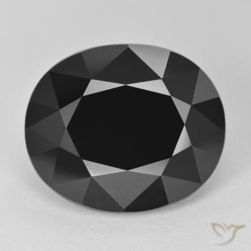 16.98ct Натуральный Шерл Турмалин, Овал, Непрозрачный, Photo A
