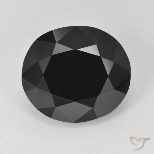 12.09ct Натуральный Шерл Турмалин, Овал, Непрозрачный