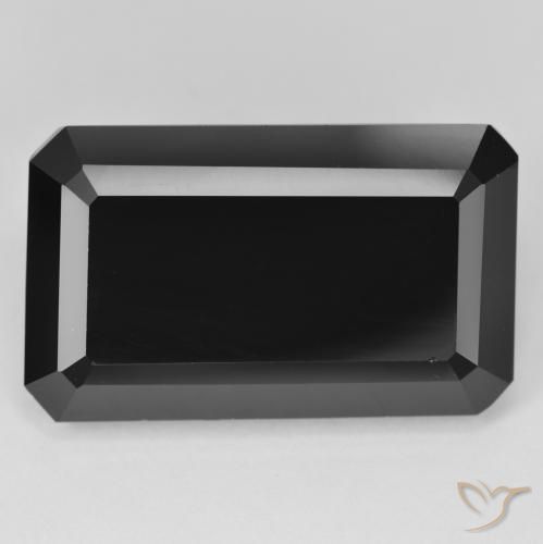 31.32ct Натуральный Шерл Турмалин, Изумрудная огранка, Непрозрачный