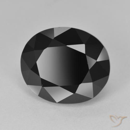 9.87ct Натуральный Шерл Турмалин, Овал, Непрозрачный