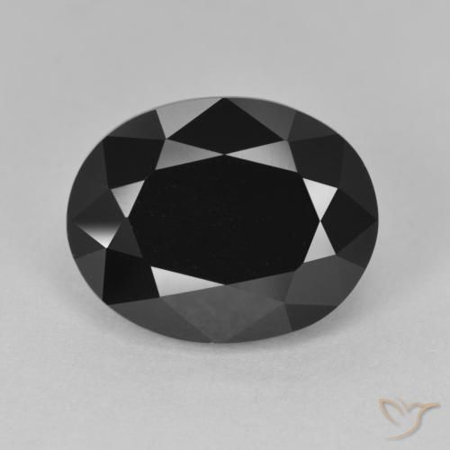 8.47ct Натуральный Шерл Турмалин, Овал, Непрозрачный