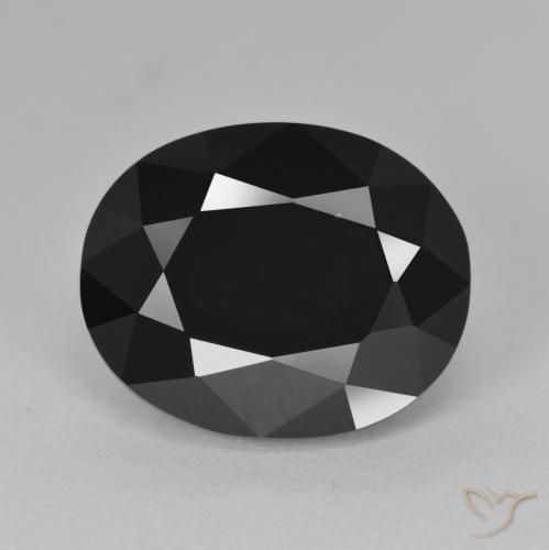 13.06ct Натуральный Шерл Турмалин, Овал, Непрозрачный