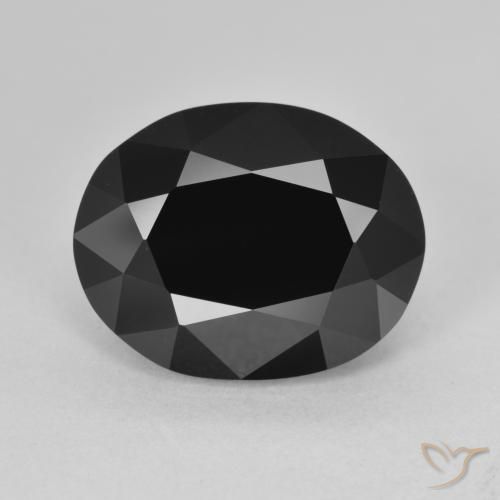 8.24ct Натуральный Шерл Турмалин, Овал, Непрозрачный