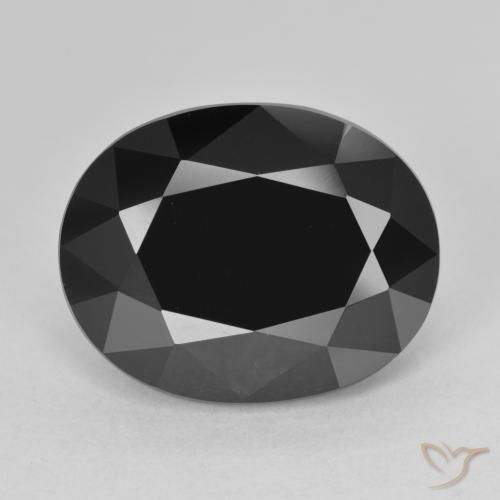 9.93ct Натуральный Шерл Турмалин, Овал, Непрозрачный
