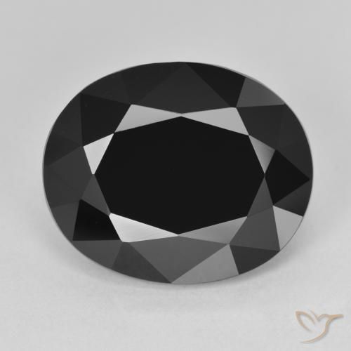 12.08ct Натуральный Шерл Турмалин, Овал, Непрозрачный