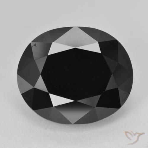 15.22ct Натуральный Шерл Турмалин, Овал, Непрозрачный
