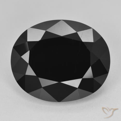19.60ct Натуральный Шерл Турмалин, Овал, Непрозрачный