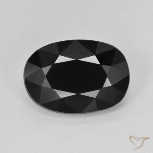 6.96ct Натуральный Шерл Турмалин, Овал, Непрозрачный