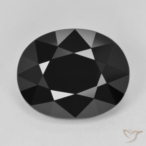 12.07ct Натуральный Шерл Турмалин, Овал, Непрозрачный