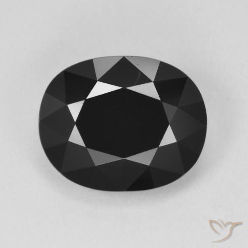 5.15ct Натуральный Шерл Турмалин, Овал, Непрозрачный