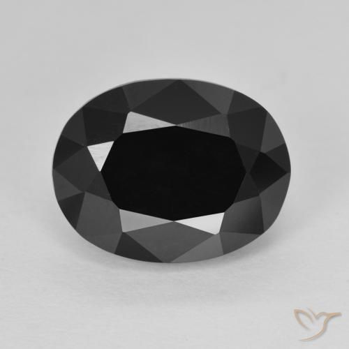 7.19ct Натуральный Шерл Турмалин, Овал, Непрозрачный