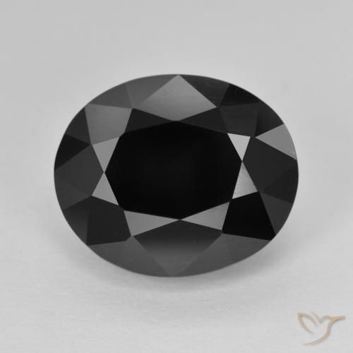 9.75ct Натуральный Шерл Турмалин, Овал, Непрозрачный