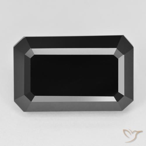 23.09ct Натуральный Шерл Турмалин, Изумрудная огранка, Непрозрачный