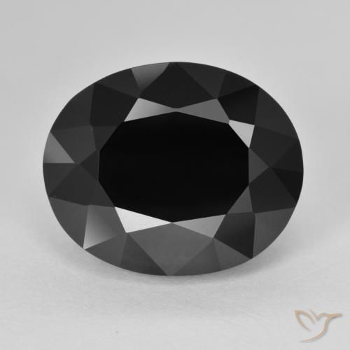 14.00ct Натуральный Шерл Турмалин, Овал, Непрозрачный