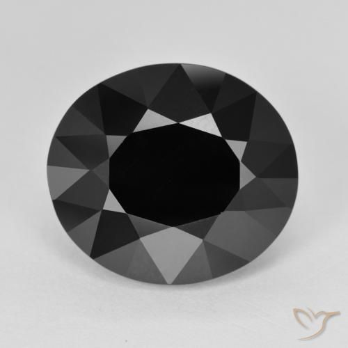 11.27ct Натуральный Шерл Турмалин, Овал, Непрозрачный