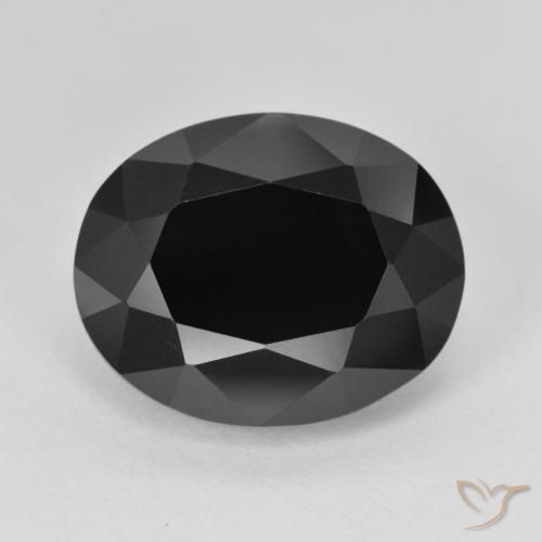9.85ct Натуральный Шерл Турмалин, Овал, Непрозрачный